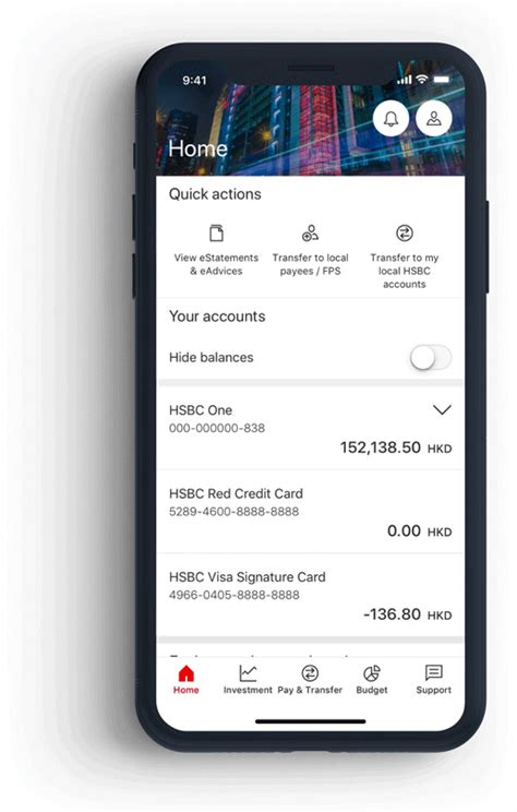 hsbc report lost debit card